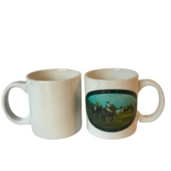 Vintage Ralph Lauren POLO Limited Edition Equestrian Coffee Mug Set - Picture 4 of 5
